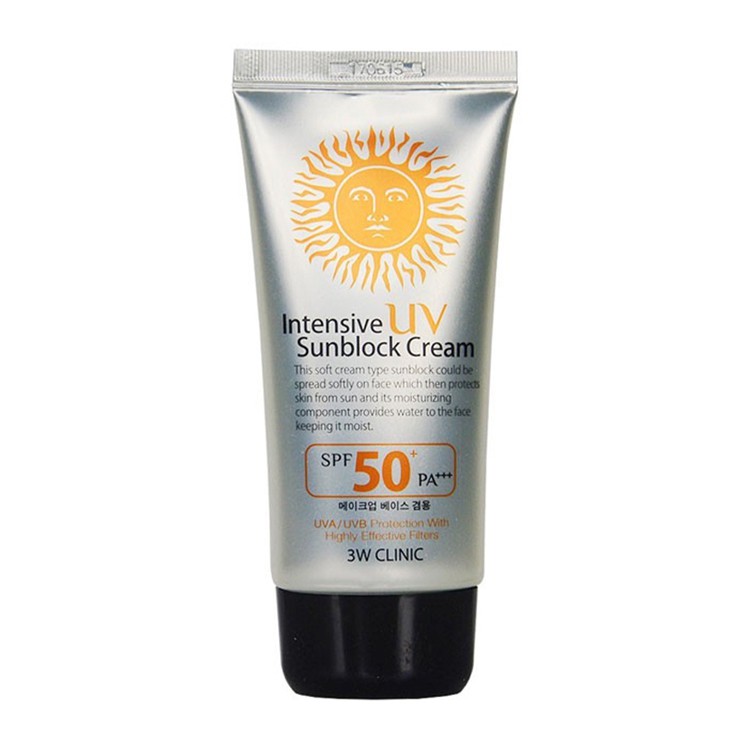 3W Clinic Intensive UV Sunblock Cream SPF50+/PA+++