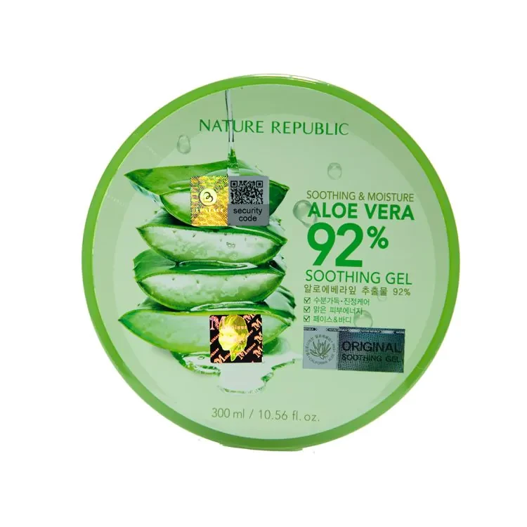 Nature Republic Aloe Vera Gel 92 Percent Soothing Moisture 300ml