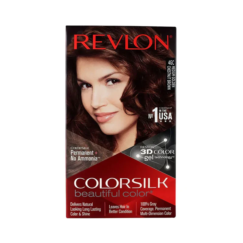 Revlon Colorsilk Hair Color- 4GC Medium Golden Chestnut Brown
