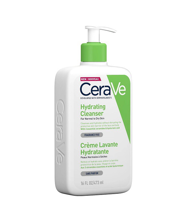Cerave Hydrating Cleanser 473ml (UK Version)