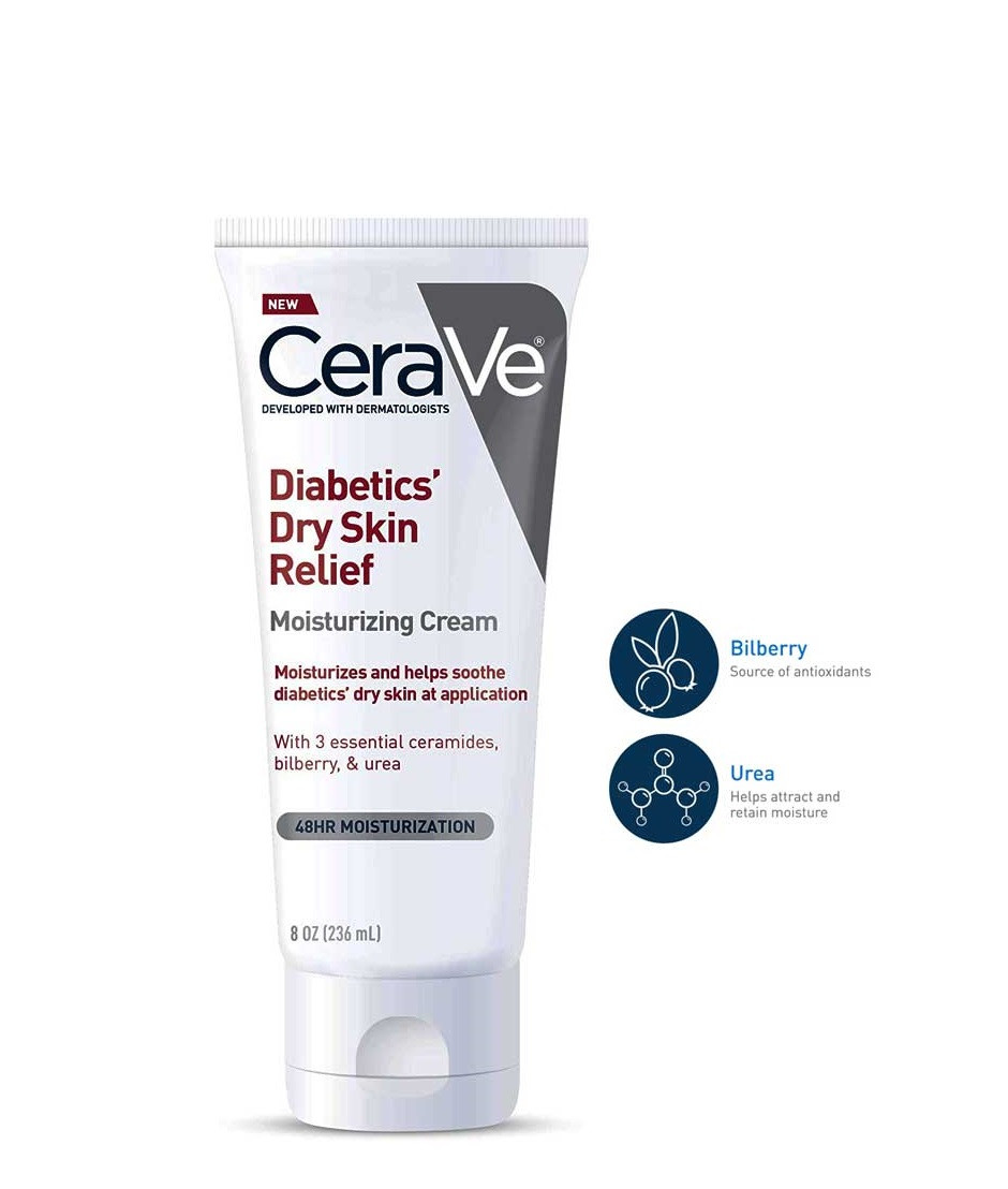 Cerave Diabetics Dry Skin Relief Moisturizing Cream 236ml
