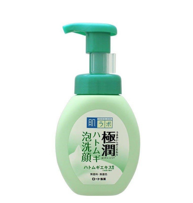 Hada Labo Gokujyun Pore Cleaning Adlay Foaming Face Wash 160ml