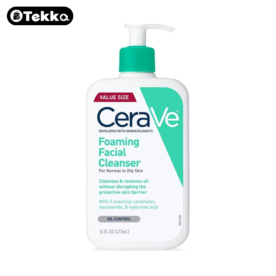 Cerave Foaming Facial Cleanser for Normal to Oily Skin 473ml