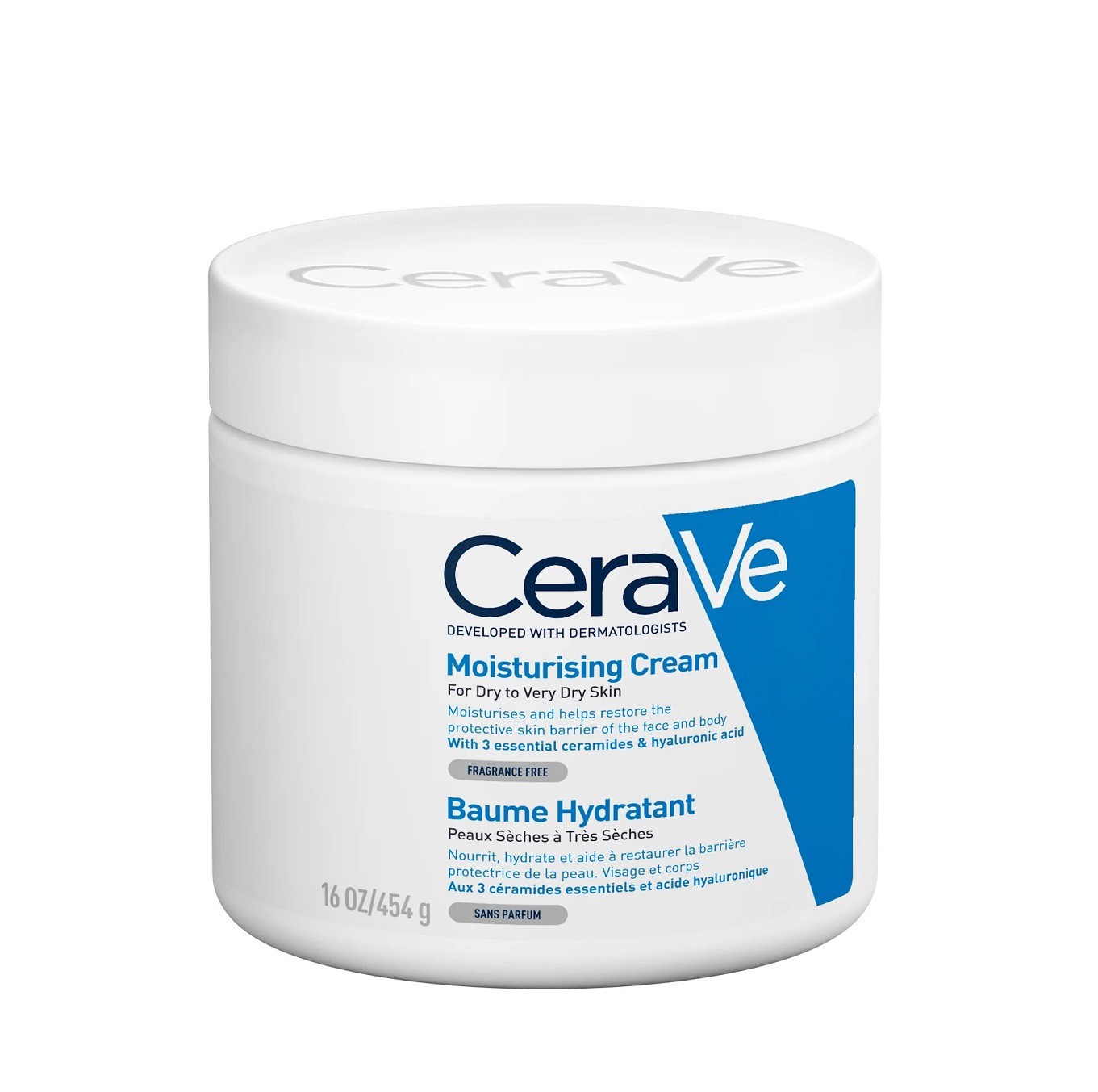 CeraVe Moisturizing Cream Dry To Very Dry 454g (UK Version)