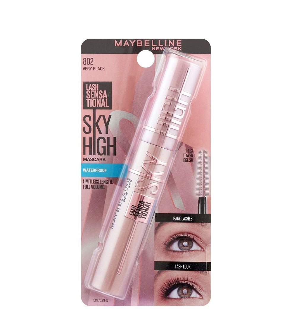 Maybelline Lash Sensational Sky High Waterproof Very Black Mascara